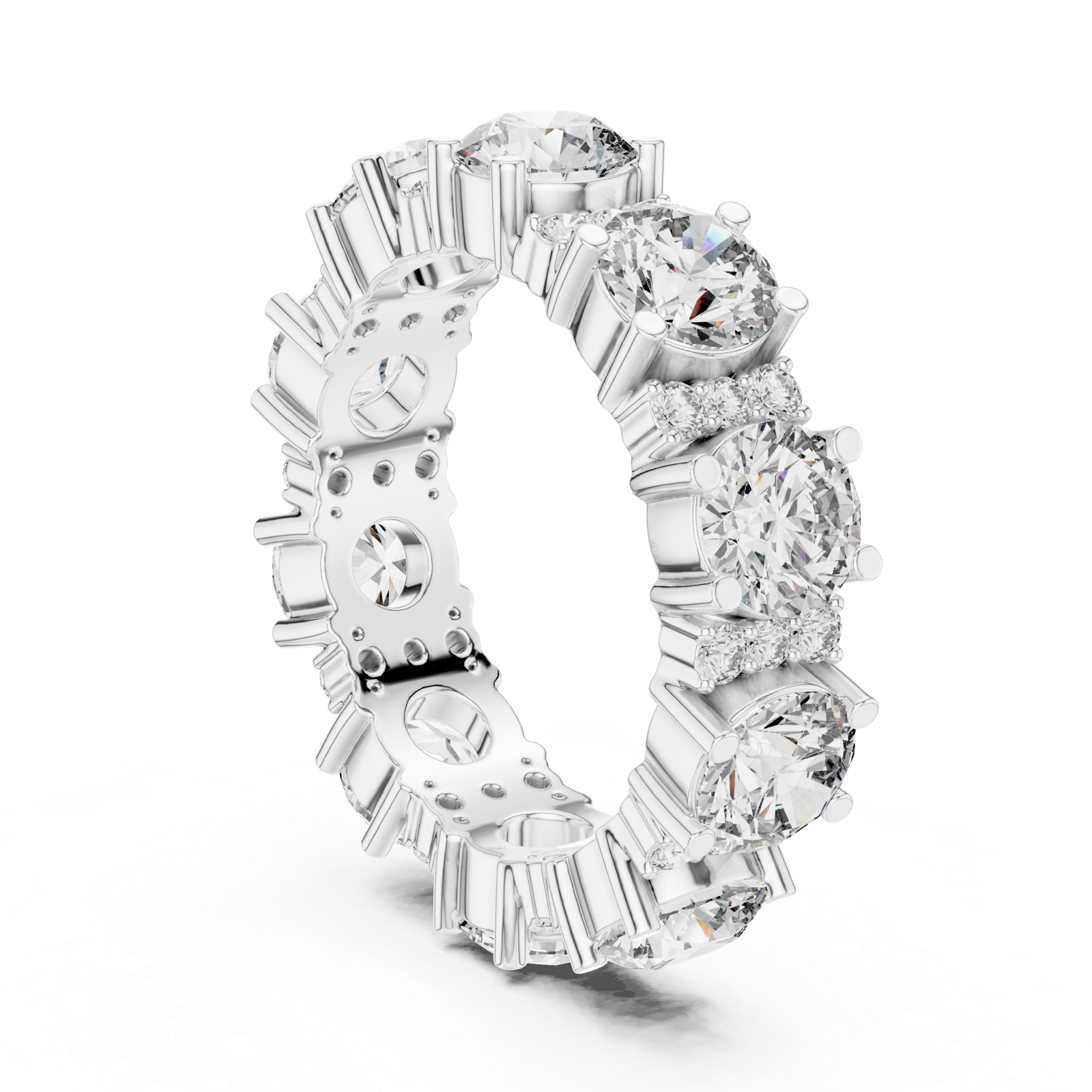 Gold Ring DDLR-232, White Gold