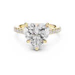 Gold Ring DDLR-1025, Yellow Gold, view 4