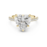 Gold Ring DDLR-1025, Yellow Gold, view 4