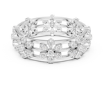 Gold Ring R37, White Gold, view 4