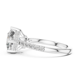 Gold Ring DDLR-162, White Gold, view 3
