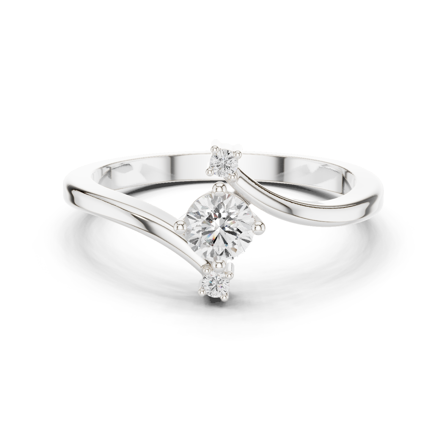 Gold Ring DDLR-831, White Gold
