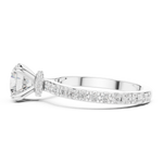 Gold Ring DDLR-787, White Gold, view 3