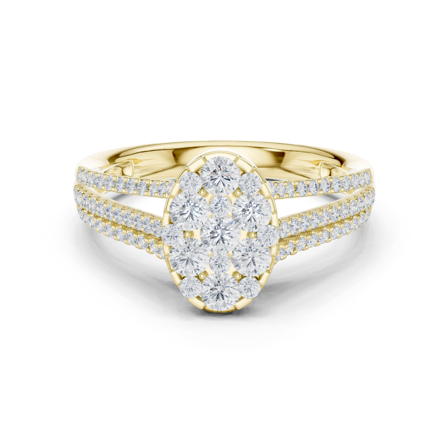 Gold Ring DDLR-756, Yellow Gold