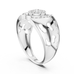 Gold Ring LR-01 (42), White Gold