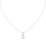 Gold Pendant GPD-0062, White Gold, view 4