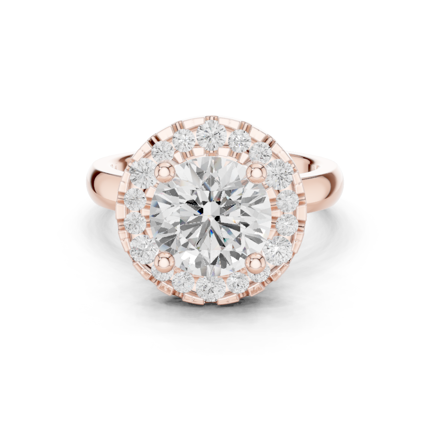 Gold Ring DDLR-333, Rose Gold