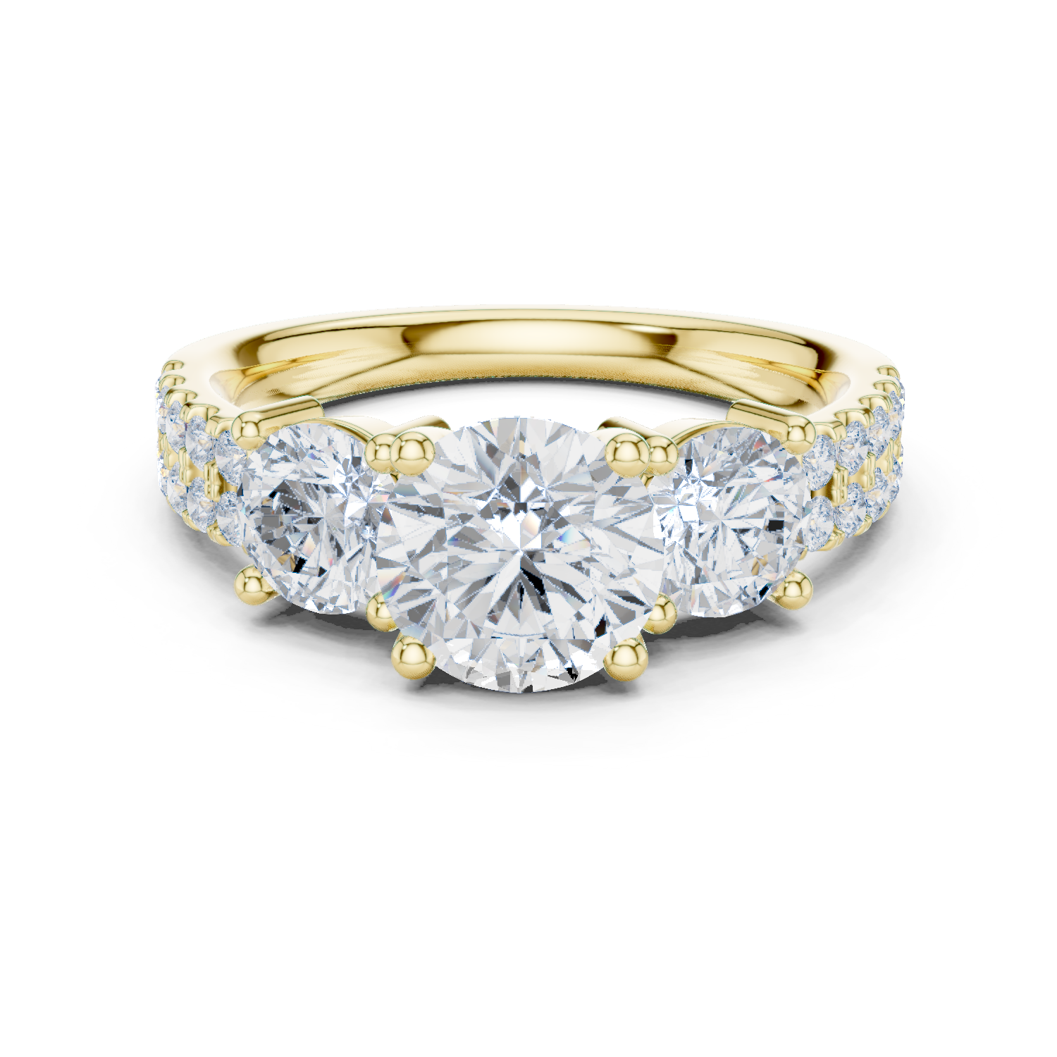 Gold Ring DDLR-715, Yellow Gold