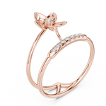 Gold Ring 1 (212), Rose Gold, view 2