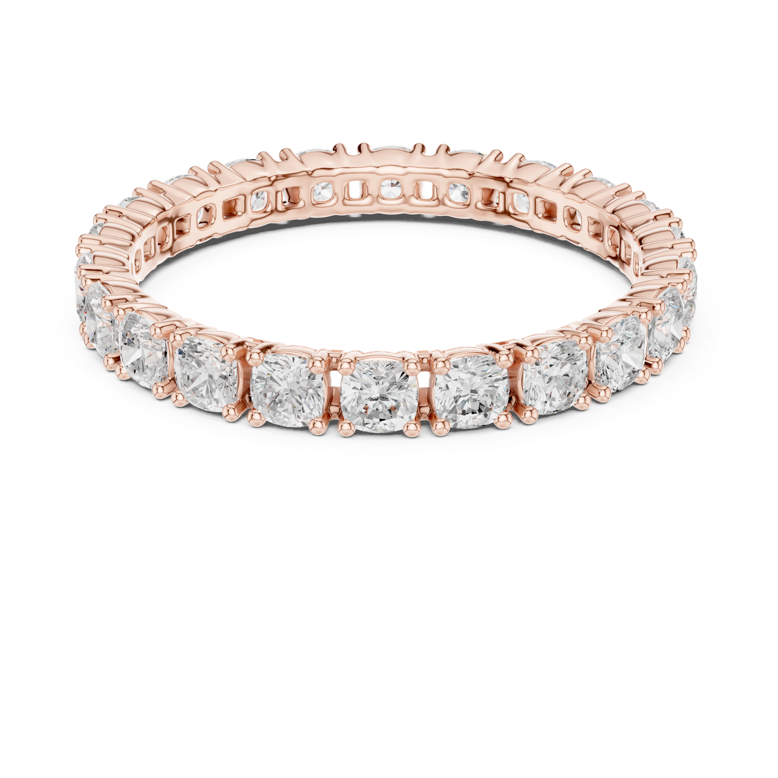 Gold Ring DDLR-623, Rose Gold, view 4