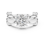 Gold Ring DDLR-828, White Gold, view 4