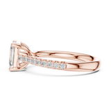 Gold Ring DDLR-730, Rose Gold, view 3
