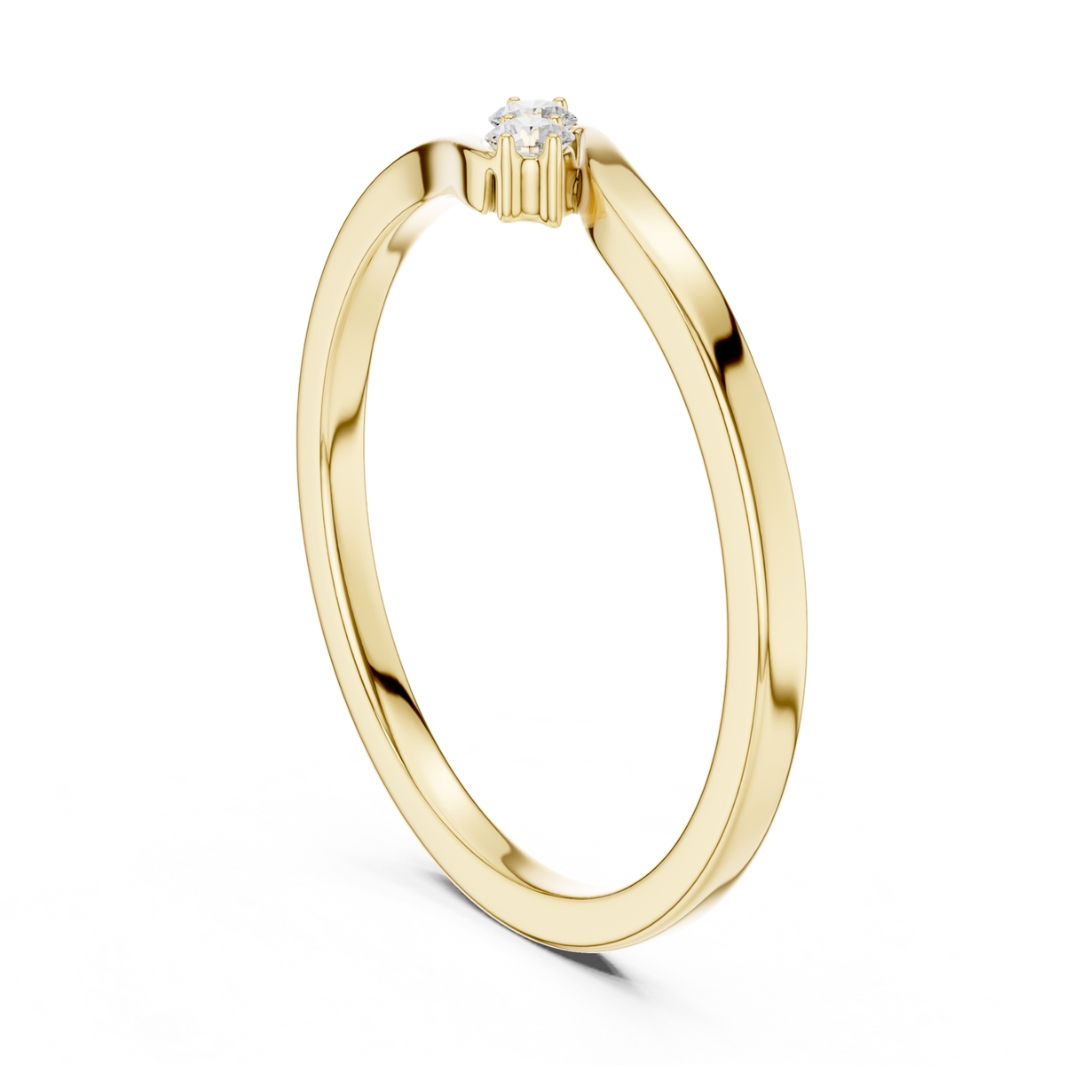 Gold Ring SBWR(41), Yellow Gold, view 1