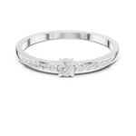 Gold Ring DDLR-467, White Gold, view 4