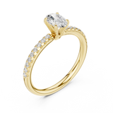 Gold Ring DDLR-588, Yellow Gold, view 2