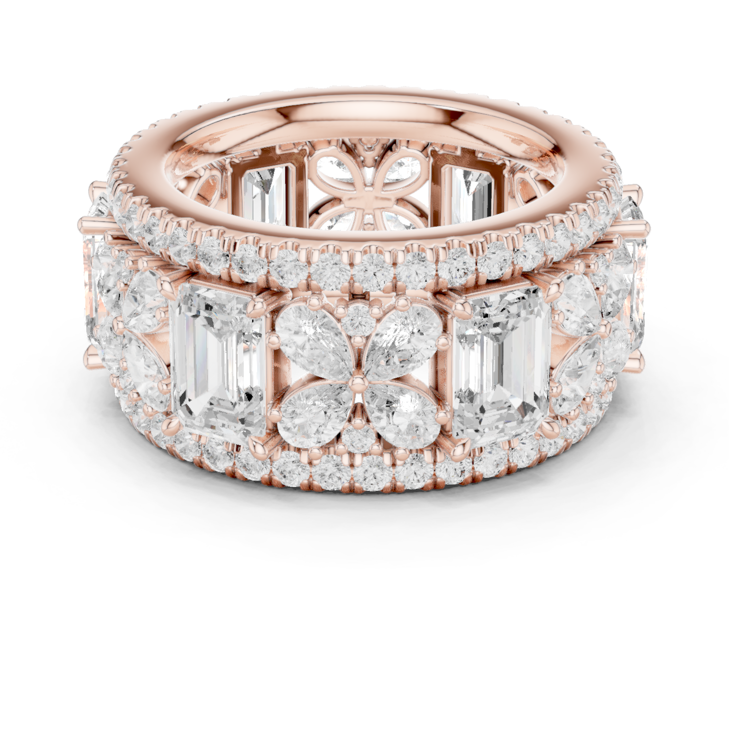 Gold Ring DDLR-305, Rose Gold