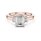 Gold Ring DDLR-868, Rose Gold, view 4