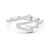 Gold Ring LR-01 (75), White Gold, view 4