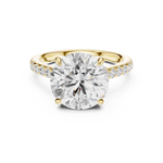 Gold Ring DDLR-1030, Yellow Gold, view 4