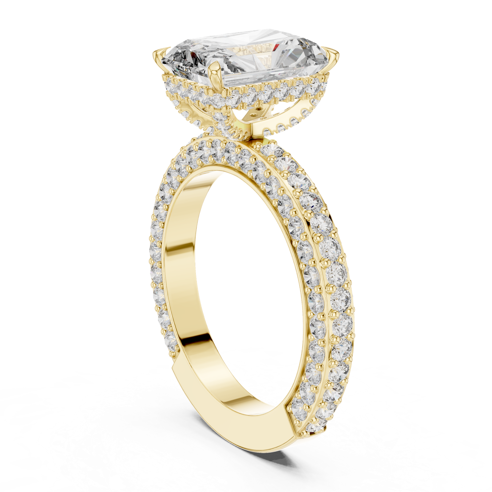 Gold Pendant 9-10036L_SS4, Yellow Gold, view 1
