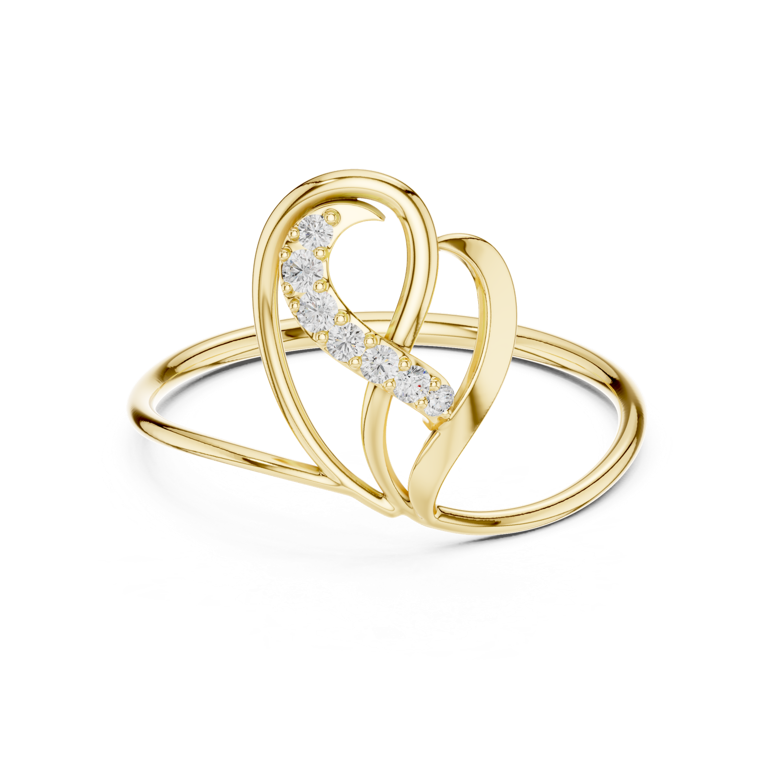 Gold Ring 1 (129), Yellow Gold, view 4