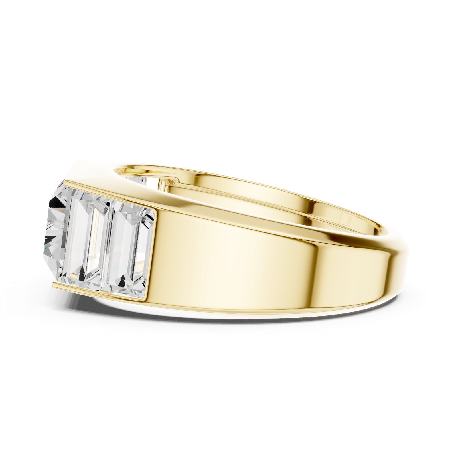 Gold Ring SBMR(37), Yellow Gold, view 3