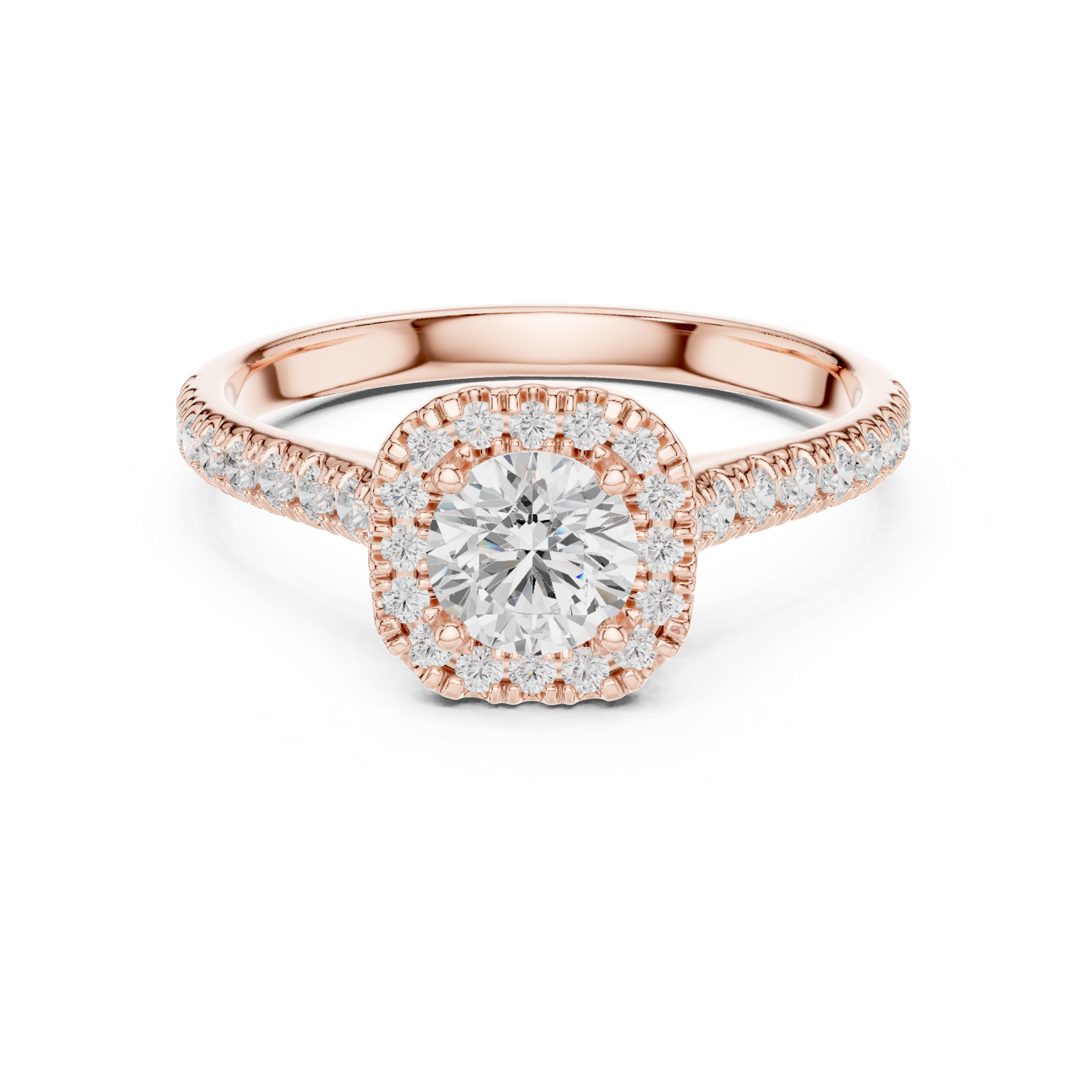 Gold Ring LR-0245, Rose Gold