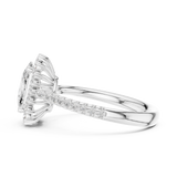Gold Ring DDLR-732, White Gold, view 3