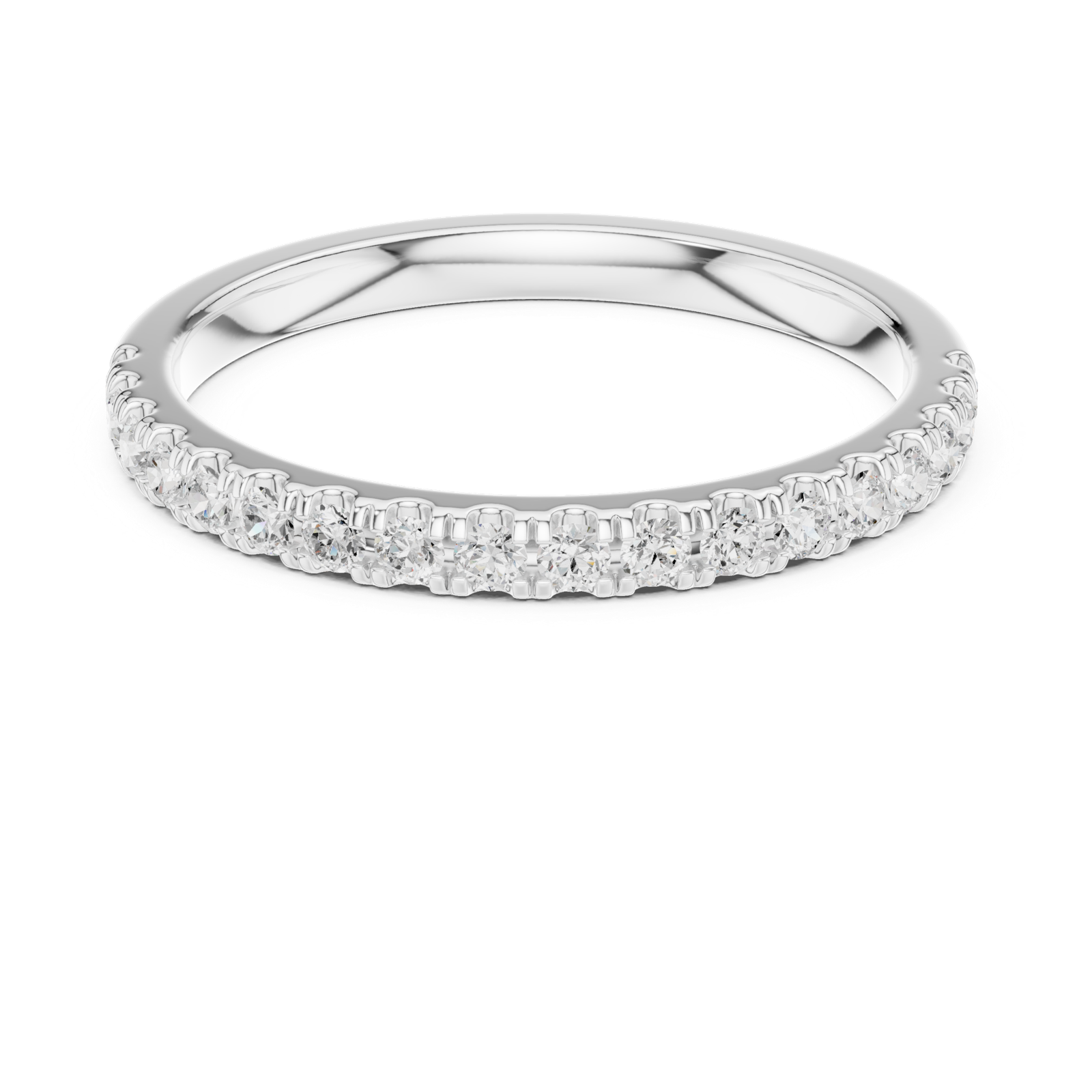 Gold Ring DDLR-789, White Gold, view 4