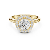 Gold Ring DDLR-629, Yellow Gold, view 4