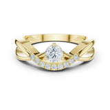 Gold Ring DDLR-829, Yellow Gold