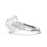 Gold Pendant 19-120034L, White Gold, view 3