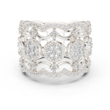 Gold Ring DDLR-818, White Gold