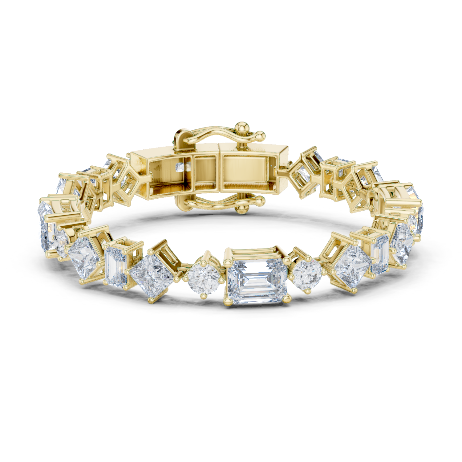 Gold Bracelet GLBR-0030, Yellow Gold