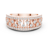 Gold Ring DDLR-775, Rose Gold