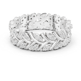 Gold Ring R35, White Gold