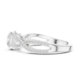 Gold Ring LR-0232, White Gold, view 3