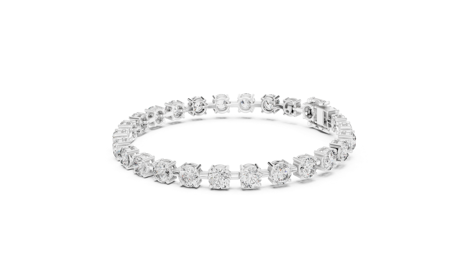Gold Bracelet FBR0263-3, White Gold, view 1