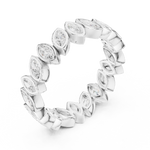 Gold Ring DDLR-311, White Gold, view 2