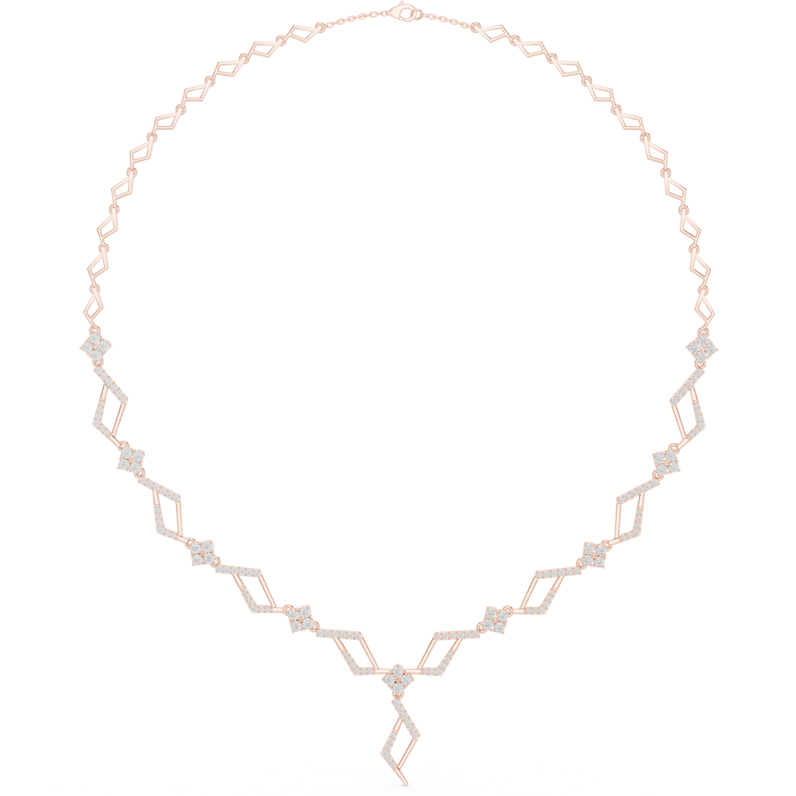 Gold Necklace SBWN (35), Rose Gold
