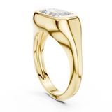 Gold Jewelry L36-4, Radiant center stone, Yellow Gold, view 1