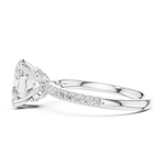 Gold Ring DDLR-1013, White Gold, view 3