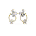 Gold Earrings AGDER-221, Yellow Gold