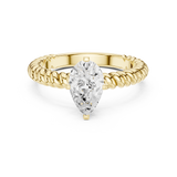 Gold Ring DDLR-1081, Yellow Gold, view 4