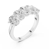 Gold Ring DDLR-1122, White Gold, view 2