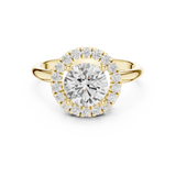 Gold Ring DDLR-687, Yellow Gold, view 4