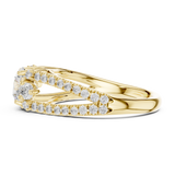 Gold Ring DDLR-682, Yellow Gold, view 3