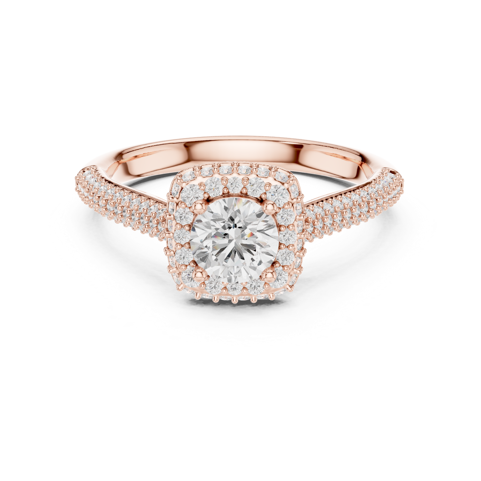 Gold Ring LR-0244, Rose Gold