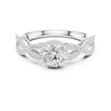 Gold Ring LR-0232, White Gold