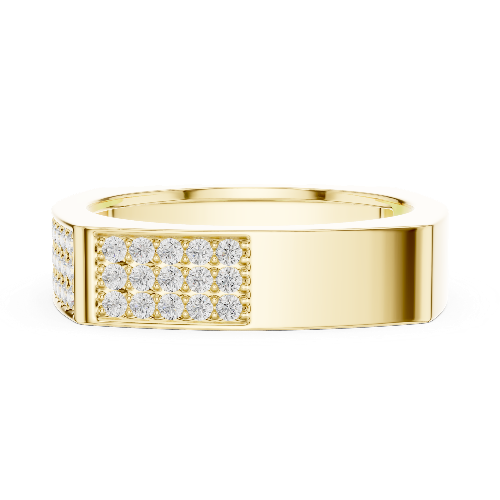 Gold Ring SBMR(36), Yellow Gold, view 3